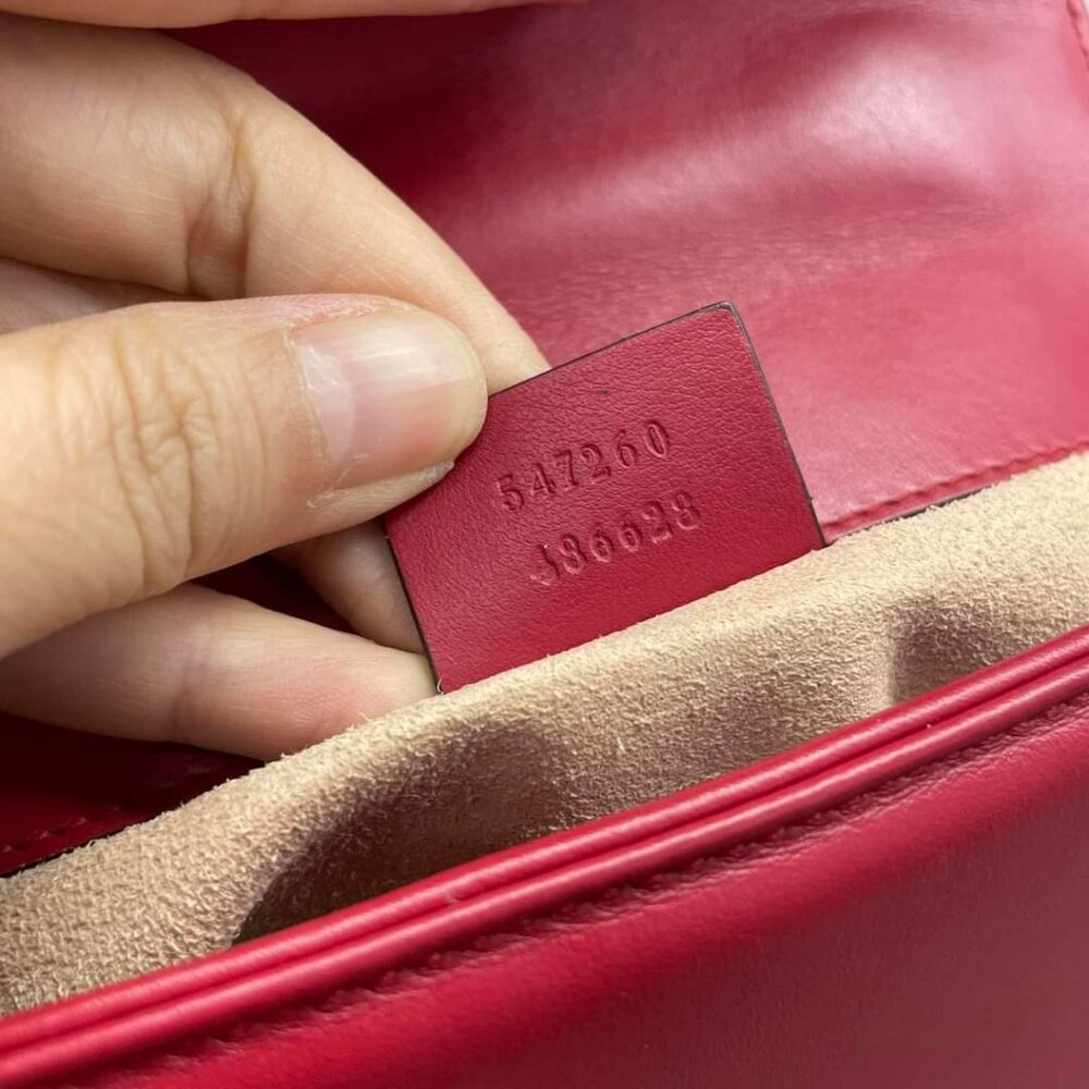 100% Authentic Gucci Marmont Mini Leather Shoulder Bag - Picture 16 of 16